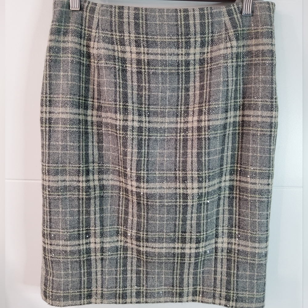 Etcetera Wool Blend Pencil Skirt Size 6